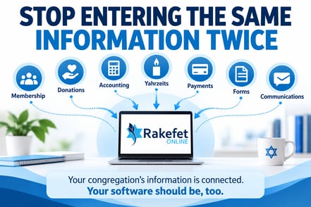 Affordable Synagogue Management Software | Stop Entering Data Twice