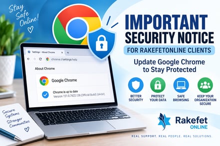 Important Security Notice for RakefetOnline Clients